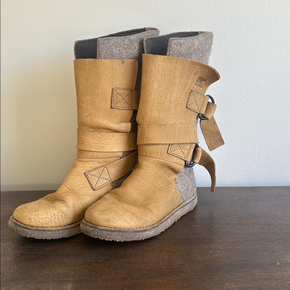 BEING DELETED Sorel Chipahko Wool & Leather Tall Winter Boots